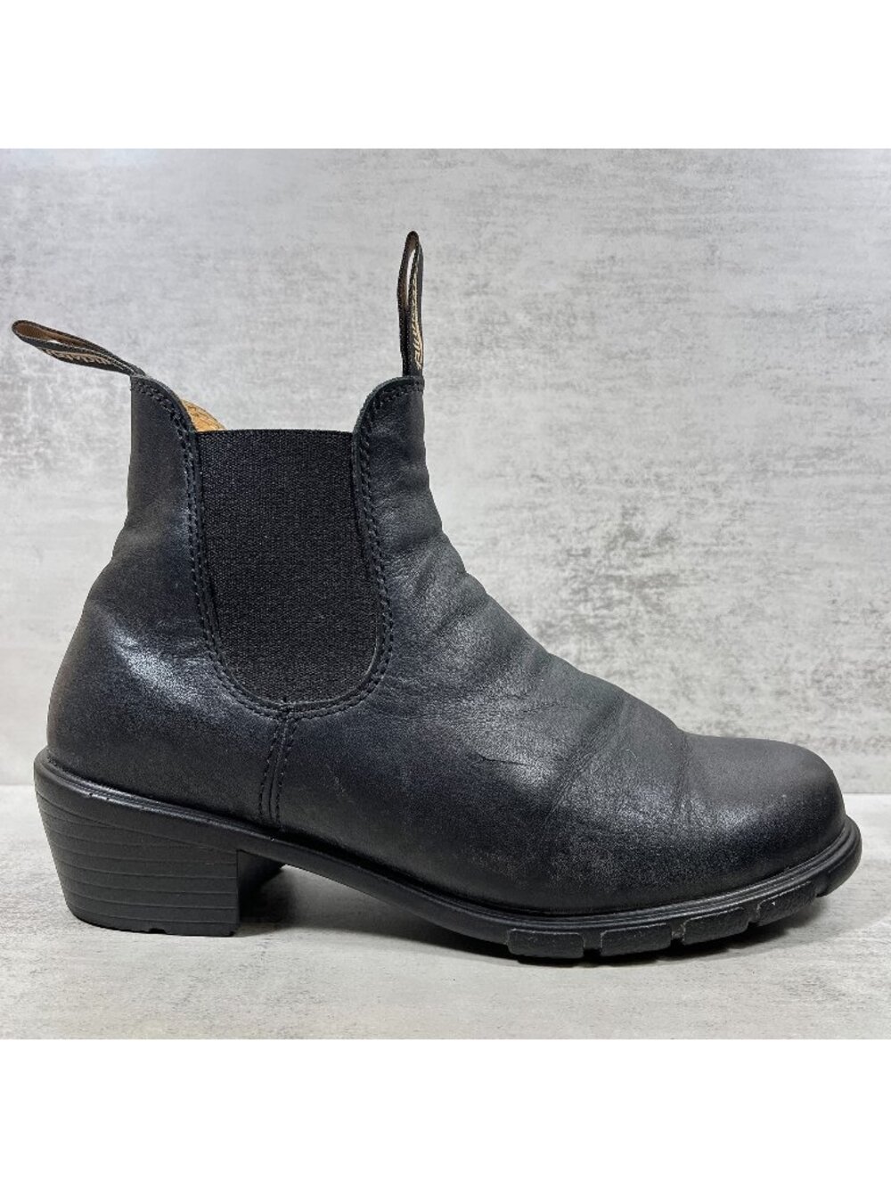Blundstone 1671 Leather Heeled Chelsea Boots - Women's Size US 8 / AU 5 - Black - Picture 4 of 9